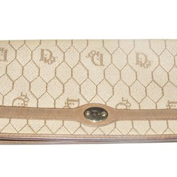 Christian Dior RARE 'Honeycomb' Coated Canvas - Picture 4 of 8